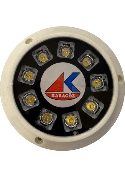 9 Power Ledli Sualtı Lambası 10-30V Mavi