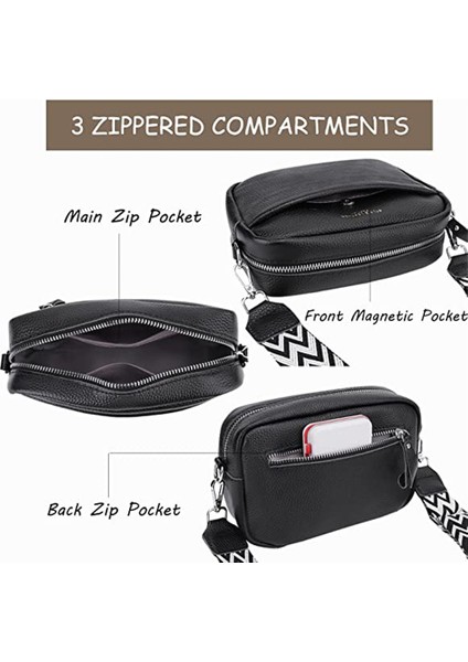 Omuz Çapraz Askılı Küçük Kare Çanta-Siyah (Yurt Dışından) indirimleri