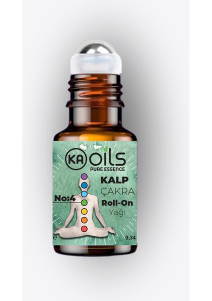 Kaoils Pure Essence Kalp Çakra Roll-Onyağı No:4 -10ML