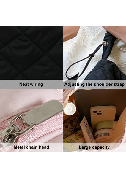 Pamuklu Çok Yönlü Koltukaltı Çantası-Siyah (Yurt Dışından) modelleri