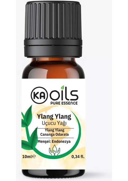 Ylang Ylang Uçucu Yağı 10 ml - %100 Saf ve Doğal Cananga Odorata Flower Oil