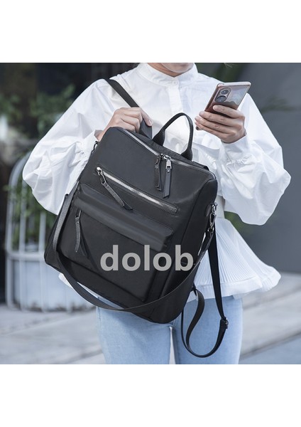 Hırsız Sırt Çantası Kadın 2023 Yeni Avrupa ve Amerikan Moda Vahşi Büyük Kapasiteli Okul Çantası Açık Eğlence Sırt Çantası (Yurt Dışından) modelleri