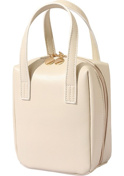 Yeni Taşınabilir Yüksek Değerli Pu Kozmetik Çantası Taşınabilir Kozmetik Saklama Çantası Seyahat Büyük Kapasiteli Yıkama Çantası (Yurt Dışından)