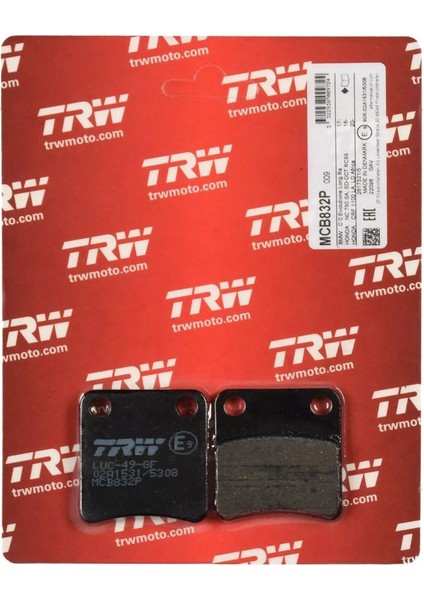 MCB832P Honda Dct El Freni Balatası