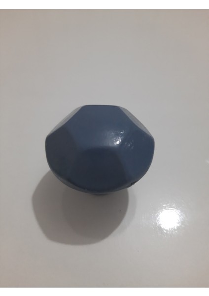 Altuntaş Mat Top Koyu Mavi Tekli Plastik Kulp (10 Adet)