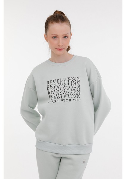 Wl Rachel 16SDK203 3pr A Mınt Kadın Sweatshirt