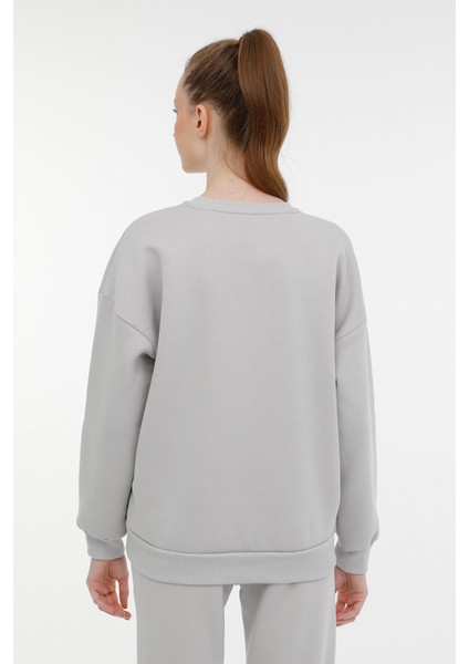 Wl Rachel 16SDK203 3pr Grı Kadın Sweatshirt