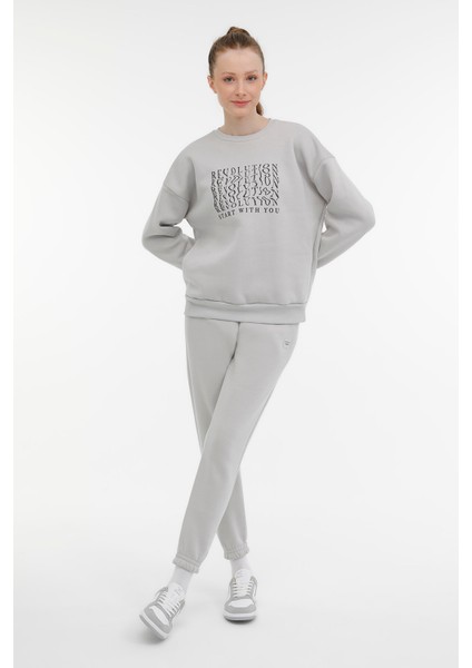 Wl Rachel 16SDK203 3pr Grı Kadın Sweatshirt