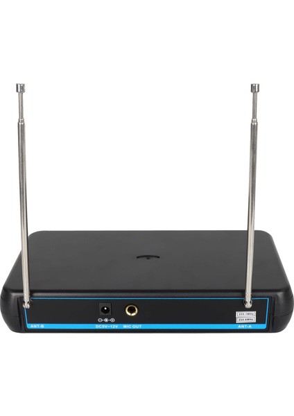 LM-102EY Çiftli El Yaka Headset Vhf Telsiz Kablosuz Mikrofon