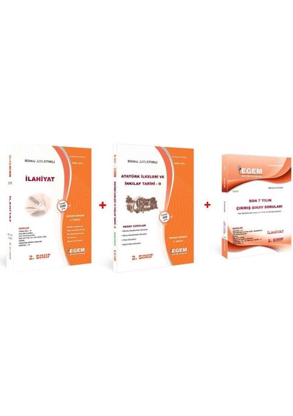 Açık Öğretim İlahiyat 2. Sınıf Bahar Dönemi 4 Dönem Konu Anlatımlı Soru Bankası Set + Çıkmış