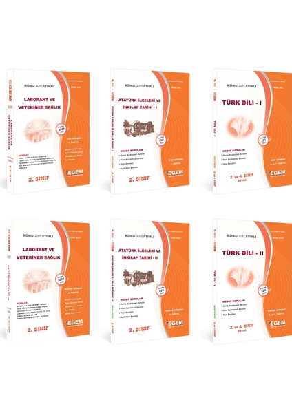 AÖF Laborant ve Veteriner Sağlık 2. Sınıf Güz ve Bahar Dönemi Anlatımlı Soru Set