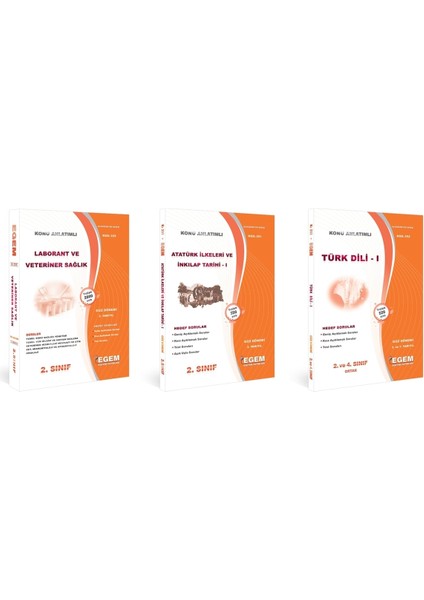 AÖF Laborant ve Veteriner Sağlık 2. Sınıf Güz 3 Dönem Konu Anlatımlı Soru Set