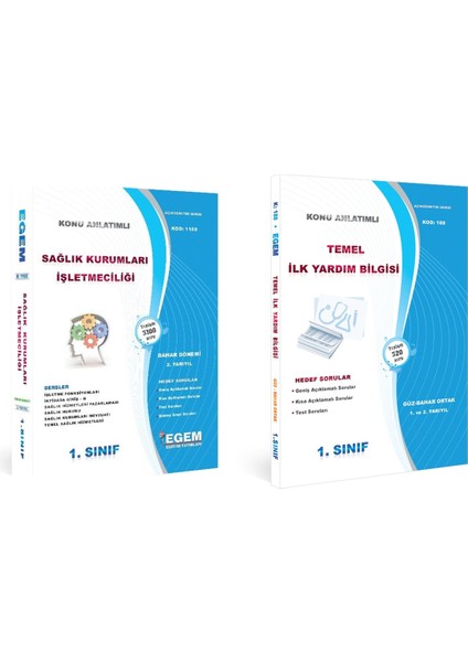 Açık Öğretim Sağlık Kurumları İşletmeciliği 1. Sınıf 2 Dönem (Bahar) Konu Anlatımlı Soru Bankası