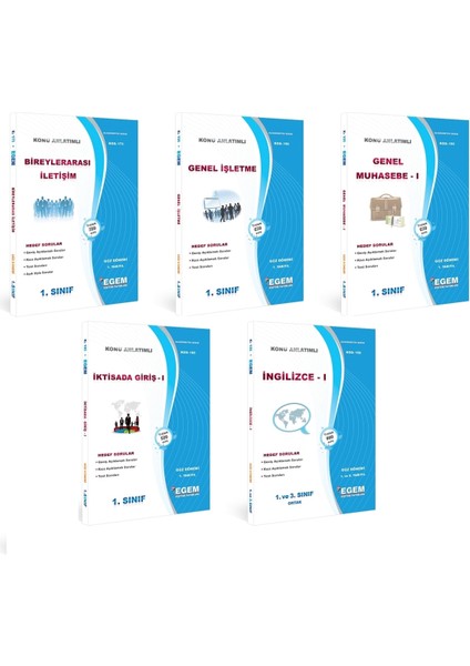 Açık Öğretim Muhasebe ve vergi Uygulamaları 1. Sınıf Güz 1 Dönem Konu Anlatımlı Sorular Set