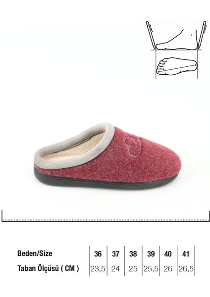 Kadın Kışlık Ev Bahçe Terlik fiyatları