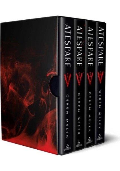 Ateşpare 4 Kitaplık Set (Ciltli)