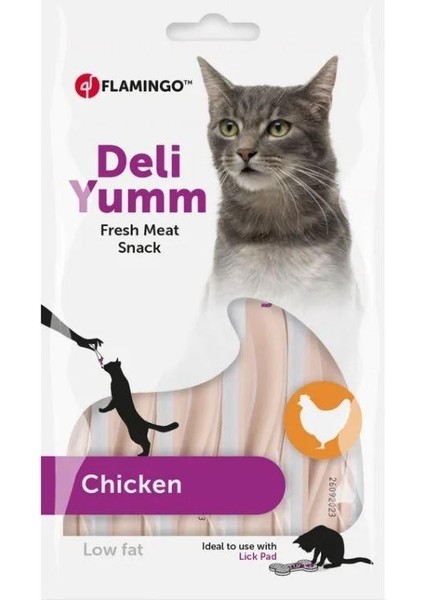 Deli Yumm Fresh Tavuklu Likit Kedi Ödülü 5 x 14 gr