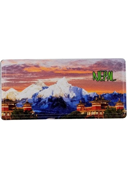 Nepal Temalı Plaka Magnet