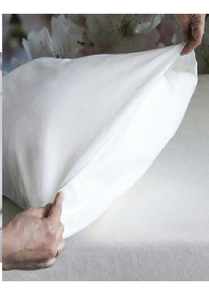 2 Adet Evony Yastık Kılıfı Alez Pamuk Fermuarsız Sıvı Geçirmez fırsatları