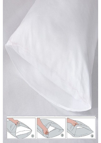 2 Adet Evony Yastık Kılıfı Alez Pamuk Fermuarsız Sıvı Geçirmez indirimleri