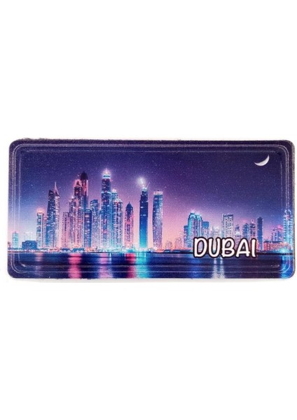 Dubai Temalı Plaka Magnet