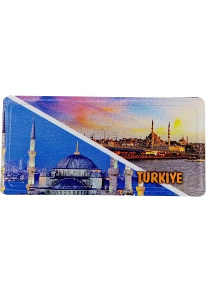 Türkiye Temalı Plaka Magnet