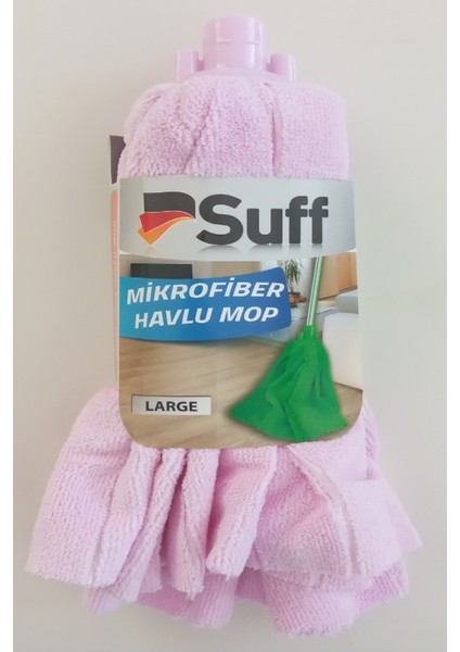 3 Adet Suff Mikrofiber Havlu Mop Large