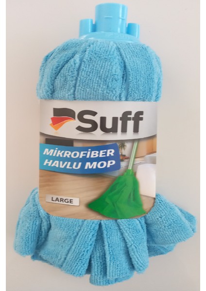 3 Adet Suff Mikrofiber Havlu Mop Large