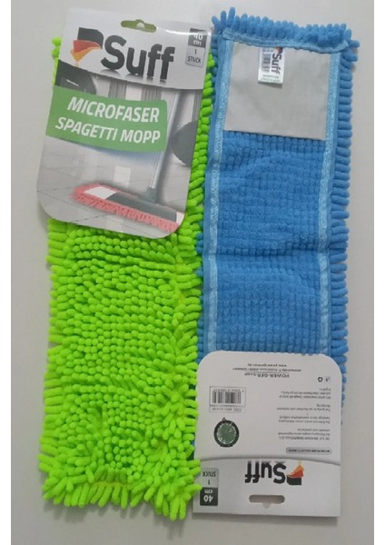 1 Adet Nemli ve Kuru Makarna Mop Ucu Mikrofiber Paspas Yedeği 40 cm