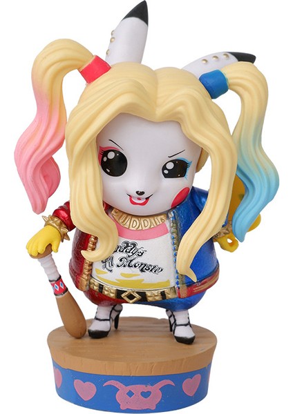 Gk Harley Quinn S Versiyonu Şekil Araba Şasi Süsler Çevresel Model Iki Boyutlu Animasyon Hediye (Yurt Dışından)