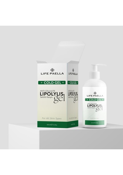 Profesyonel Selülit & Çatlak Karşıtı Soğuk Lipoliz Jel 250 ml