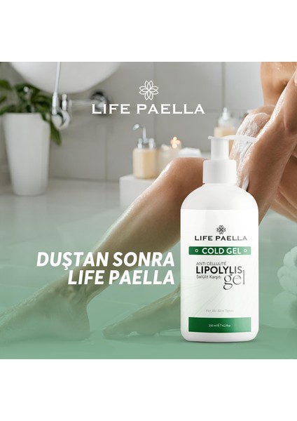 Profesyonel Selülit & Çatlak Karşıtı Soğuk Lipoliz Jel 250 ml