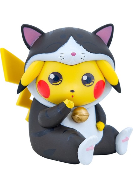 Pet Küçük S Versiyonu Turuncu Kedi Ci Huamao Cos Pikachu Kutulu Şekil Modeli (Yurt Dışından)