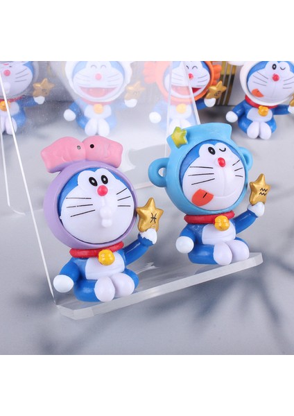 12 Çeşit Doraemon Burcu, Tinker Bell, Doraemon Bebeği, Pasta Araba Süsleme Süsleri (Yurt Dışından)