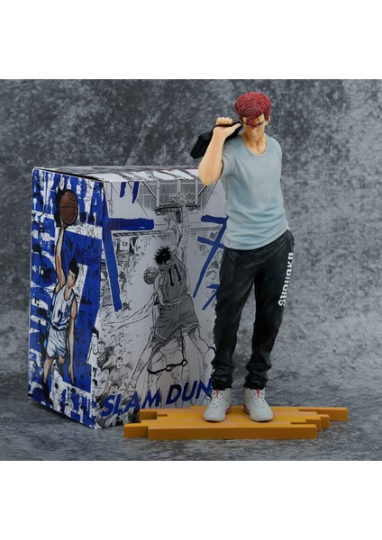 Slam Dunk Şekil Havlu Rukawa Akçaağaç Sırt Çantası Sakura Ahşap Heykel Modeli Süsleme Oyuncak (Yurt Dışından)