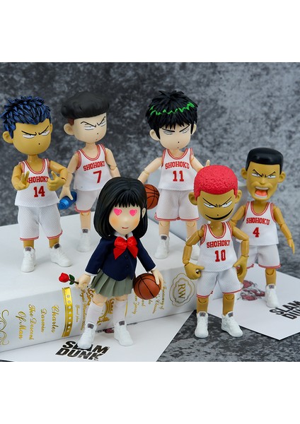 6 Slam Dunk Film Yarışması Sakuragi Hanamichi Rukawa Kaede Mitsui Hisashi Figürü Süsleri (Yurt Dışından) fiyatları