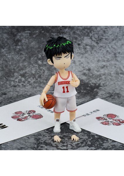 6 Slam Dunk Film Yarışması Sakuragi Hanamichi Rukawa Kaede Mitsui Hisashi Figürü Süsleri (Yurt Dışından) modelleri