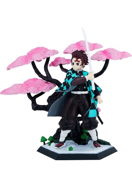 Animasyon Figürü Demon Slayer Sahnesi Zenitsu Nezuko Tanjiro Dönme Dolap Kelebek Ninja Modeli Süsler (Yurt Dışından)