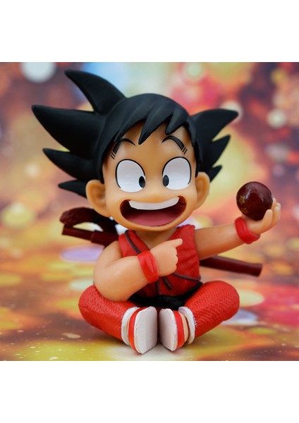 2 Tür Dragon Ball Figürü, Dragon Ball Bebeklerini Tutan Çocukluk Sun Wukong'u, Oyuncak Pasta Süslemeleri (Yurt Dışından) fiyatları