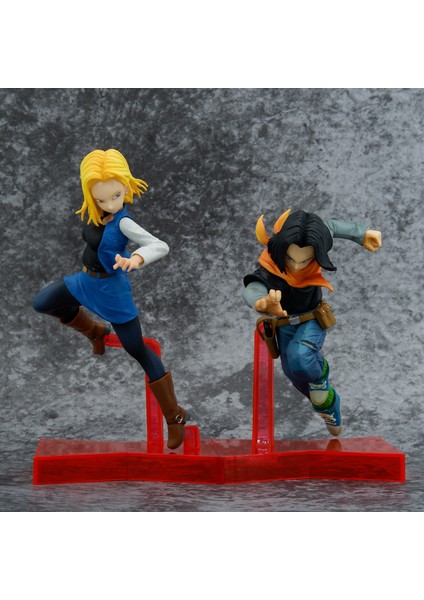 Animasyon Dragon Ball Mecha Savaşları A Ödülü B Ödülü Android No. 17 No. 18 Şekil Modeli (Yurt Dışından)