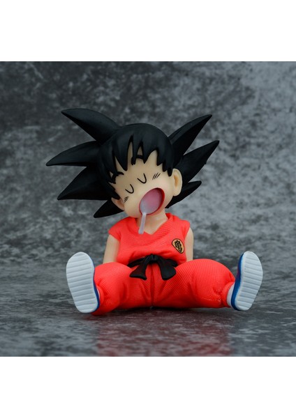 Dragon Ball Şekil Çocukluk Goku Model Oyuncak Salyalar Akan Uyku Sahnesi Anime Bebek Süsleme (Yurt Dışından) fiyatları