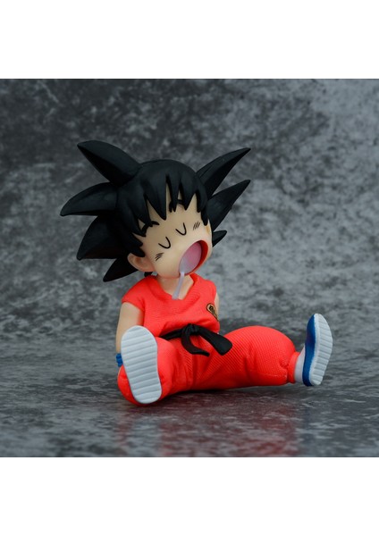Dragon Ball Şekil Çocukluk Goku Model Oyuncak Salyalar Akan Uyku Sahnesi Anime Bebek Süsleme (Yurt Dışından) fırsatları