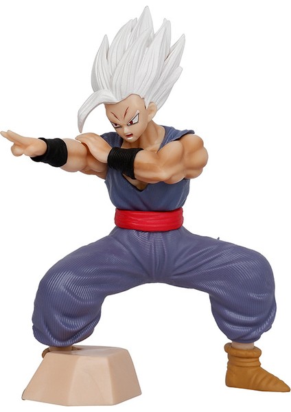 Dragon Ball Serisi Canavar Sun Wuhan'ın Çömelme Duruşu ve Dalgalar Göndermesi, Gohan'ın Enerji Toplaması, Gohan El Modeli Süsleri (Yurt Dışından)