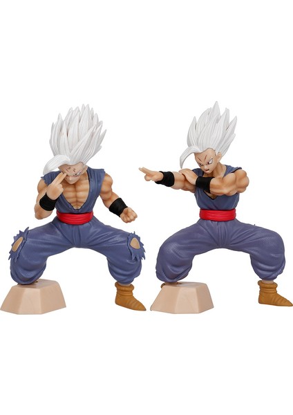 Dragon Ball Serisi Canavar Sun Wuhan'ın Çömelme Duruşu ve Dalgalar Göndermesi, Gohan'ın Enerji Toplaması, Gohan El Modeli Süsleri (Yurt Dışından)