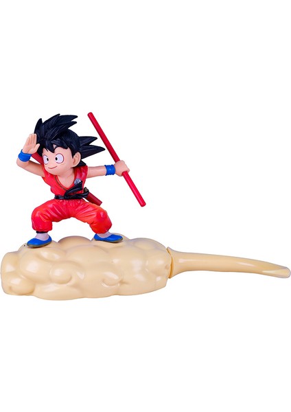 Dragon Ball Animasyon Figürü Çocukluk Güneş Wukong Takla Atarak Bulut Uçan Bebek Kakarot Modeli Süslerine Adım Atıyor (Yurt Dışından)