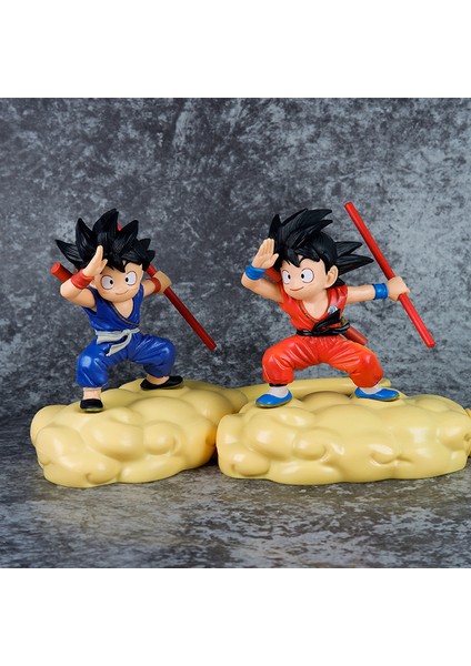 Dragon Ball Animasyon Figürü Çocukluk Güneş Wukong Takla Atarak Bulut Uçan Bebek Kakarot Modeli Süslerine Adım Atıyor (Yurt Dışından)