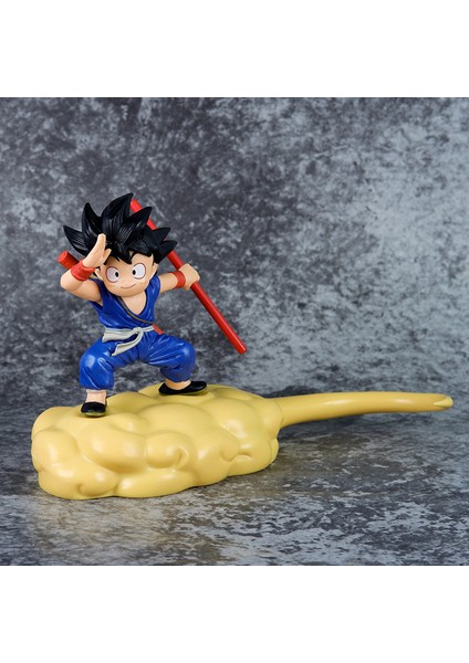 Dragon Ball Animasyon Figürü Çocukluk Güneş Wukong Takla Atarak Bulut Uçan Bebek Kakarot Modeli Süslerine Adım Atıyor (Yurt Dışından)