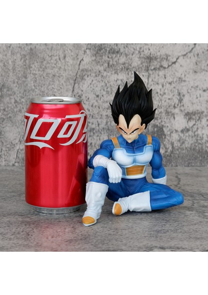 Dragon Ball Oturan WINK01 Vegeta Saiyan Gurur Prens Savaş Takım Elbise Vegeta Modeli Heykeli (Yurt Dışından)