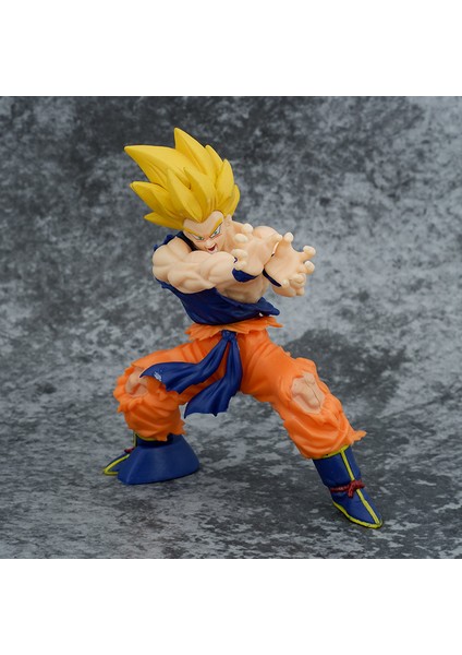 Dragon Ball 20TH Yıldönümü Süper Kaplumbağa Tarzı Qigong Savaş Hasarlı Shockwave Goku Şekilli Kalıp Süsleme (Yurt Dışından) fiyatları