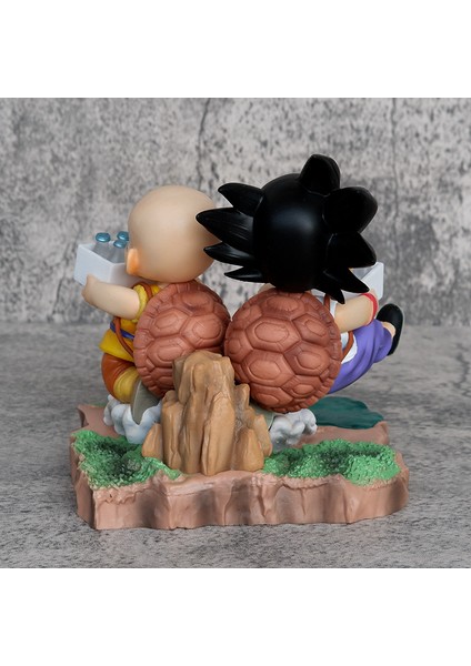 Süt Goku Krillin Dragon Ball Çocukluk Goku Çocukluk Krillin Uygulama Gölge Izleri Süt Gk Şekil Süsleme (Yurt Dışından)